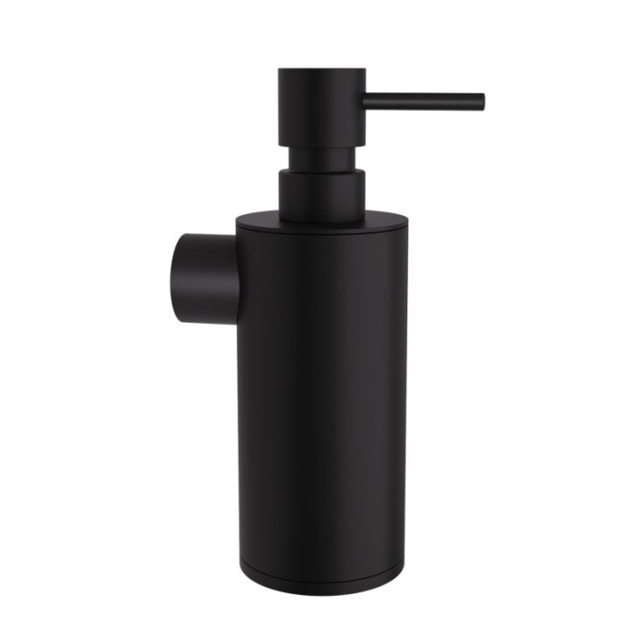 Επιτοίχιο Dispenser (250ml) - Matt Black, Pam & Co, Ø6 x H19 (cm), 87-403