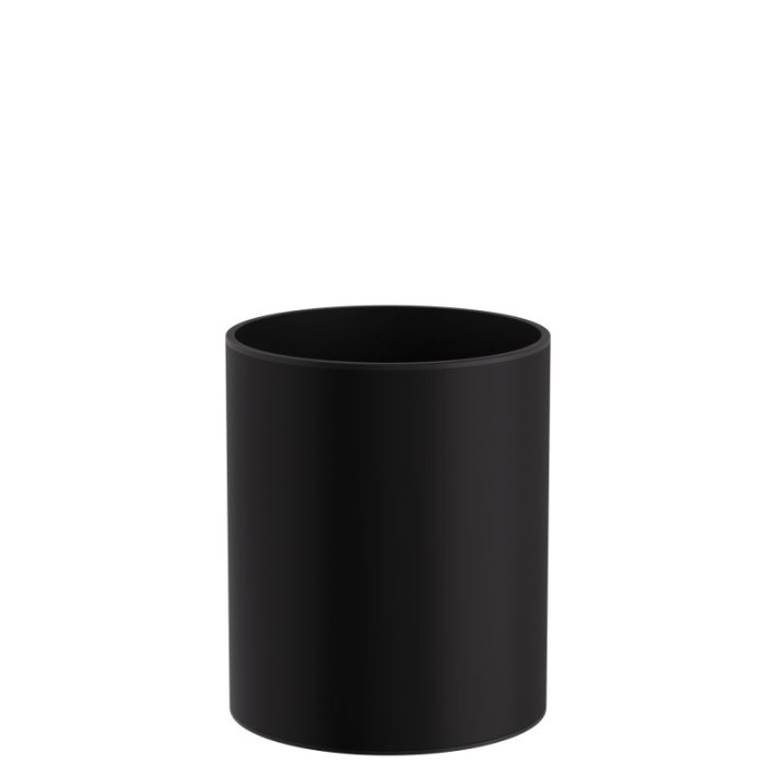 Καλάθι Γραφείου / Δωματίου 6 Lit - Matt Black, Pam & Co, Ø20 x H24 (cm), 2024-403