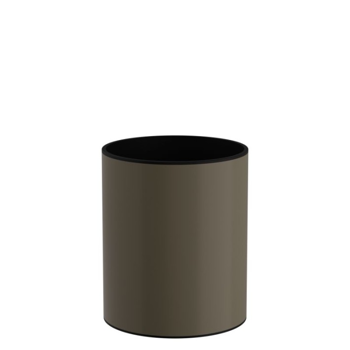 Καλάθι Γραφείου / Δωματίου 6 Lit - Matt Light Bronze, Pam & Co, Ø20 x H24 (cm), 2024-963