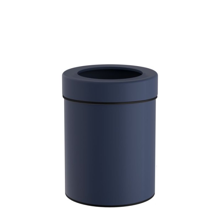 Καλάθι Γραφείου / Δωματίου 6 Lit - Matt Navy Blue, Pam & Co, Ø20 x H28 (cm), 2128-203