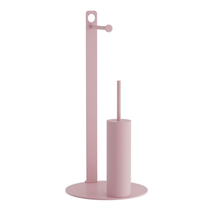 Καλόγερος Πιγκάλ / Χαρτοθήκη - Matt Pink, Pam & Co, Ø25 x H60 (cm), 4-400-303
