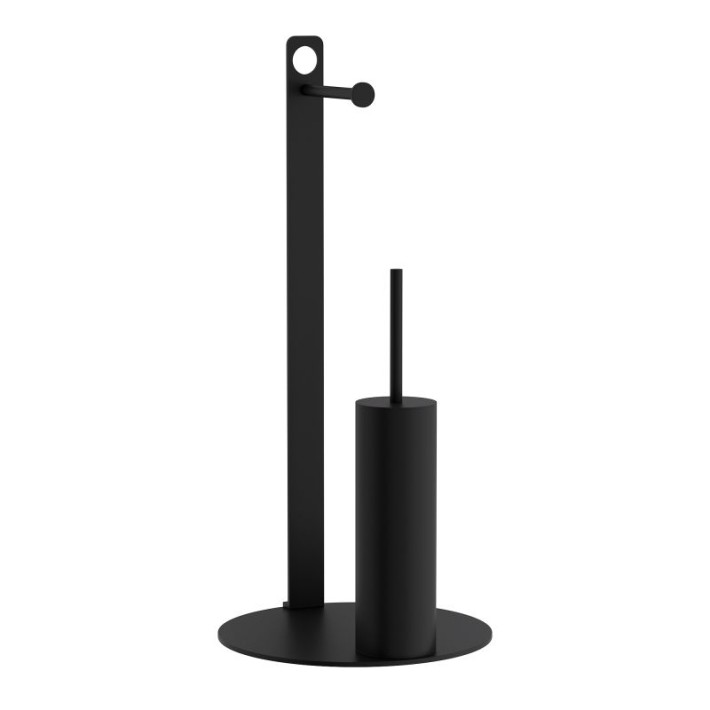 Καλόγερος Πιγκάλ / Χαρτοθήκη - Matt Black, Pam & Co, Ø25 x H60 (cm), 4-400-403