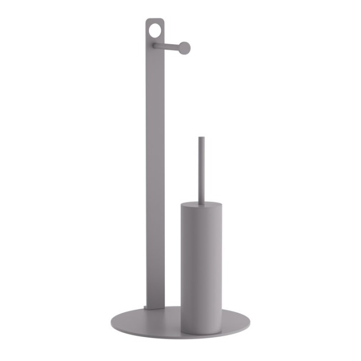 Καλόγερος Πιγκάλ / Χαρτοθήκη - Matt Concrete Grey, Pam & Co, Ø25 x H60 (cm), 4-400-163