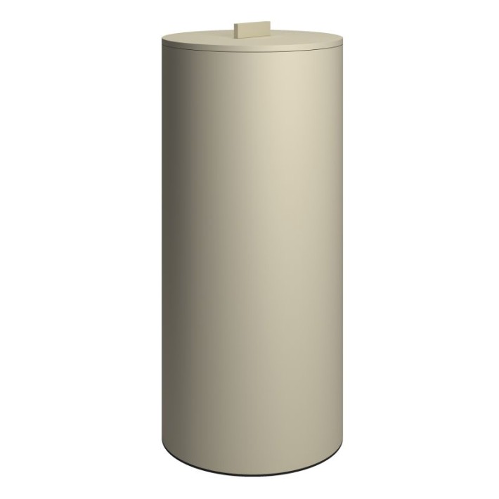 Καλάθι Απλύτων 30 Lit - Matt Ivory, Pam & Co, Ø25 x H60 (cm), 2560-703