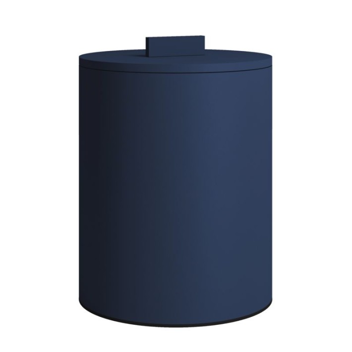 Κουτί Αποθήκευσης 15 Lit - Matt Navy Blue, Pam & Co, Ø25 x H30 (cm), 2534-203