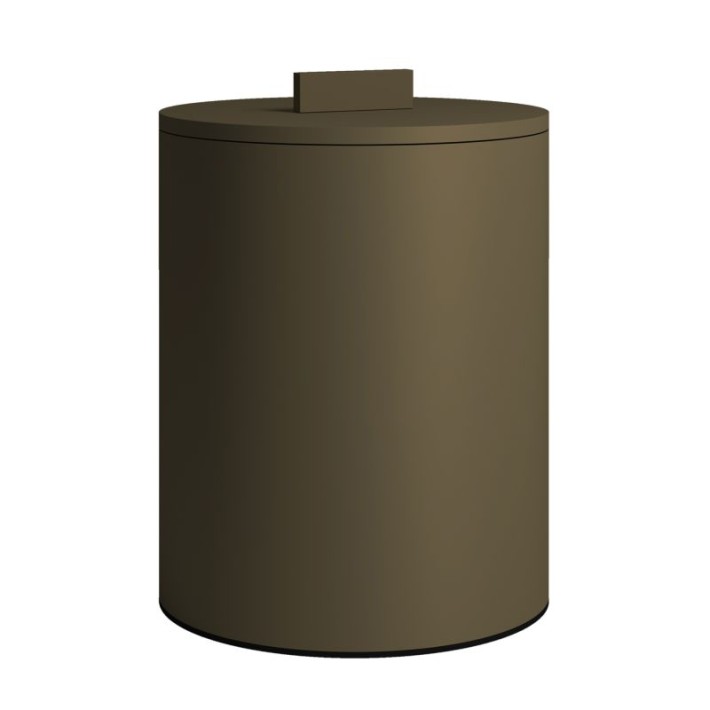 Κουτί Αποθήκευσης 15 Lit - Matt Light Bronze, Pam & Co, Ø25 x H30 (cm), 2534-963