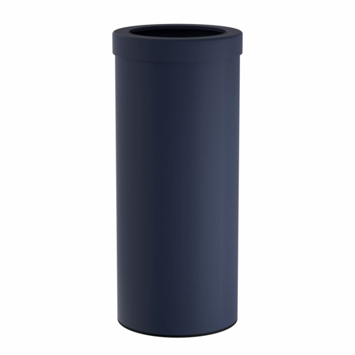 Καλάθι Απορριμμάτων 30 Lit, No Inner Bucket - Matt Navy Blue, Pam & Co, Ø25 x H57 (cm), 30-2557-203