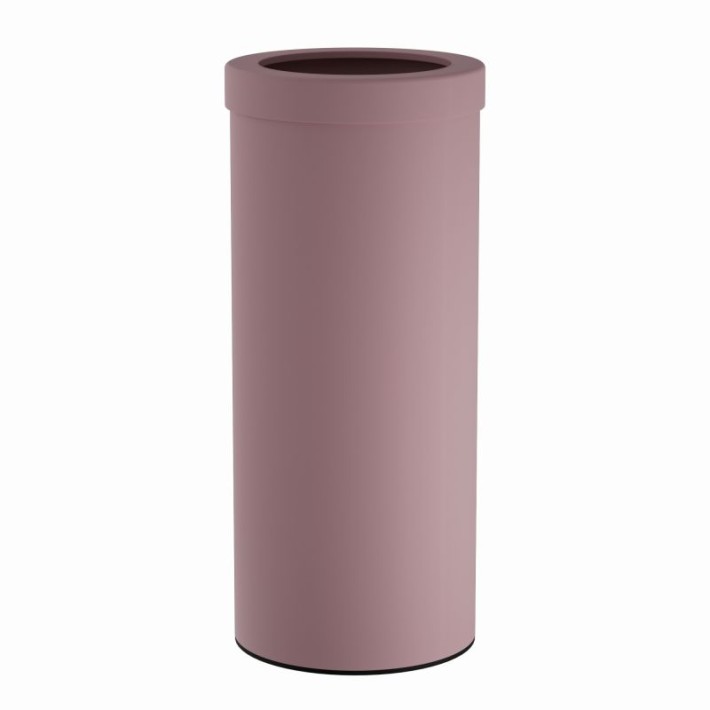 Καλάθι Απορριμμάτων 30 Lit, No Inner Bucket - Matt Pink, Pam & Co, Ø25 x H57 (cm), 30-2557-303