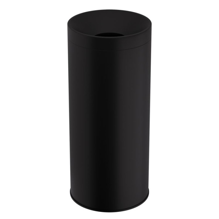 Καλάθι Απλύτων 65 Lit - Matt Black, Pam & Co, Ø34 x H70 (cm), 663470-403