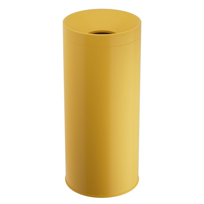 Καλάθι Απλύτων 65 Lit - Matt Yellow, Pam & Co, Ø34 x H70 (cm), 663470-603