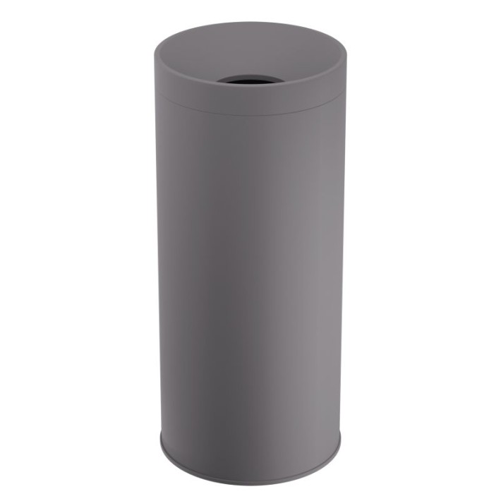 Καλάθι Απλύτων 65 Lit - Matt Concrete Grey, Pam & Co, Ø34 x H70 (cm), 663470-163