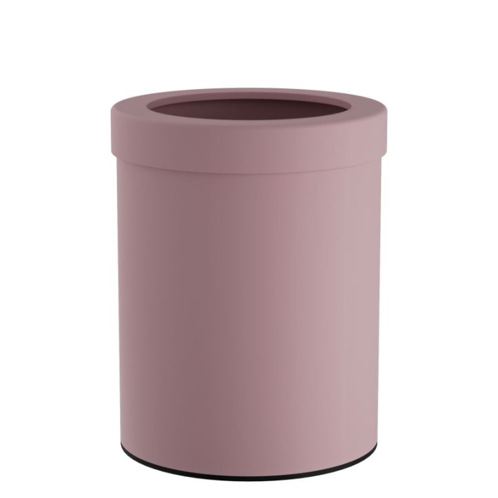 Καλάθι Γραφείου / Δωματίου 12 Lit - Matt Pink, Pam & Co, Ø25 x H30 (cm), 2536-303