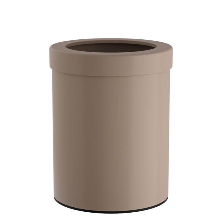 Καλάθι Γραφείου / Δωματίου 12 Lit - Matt Beige, Pam & Co, Ø25 x H30 (cm), 2536-103