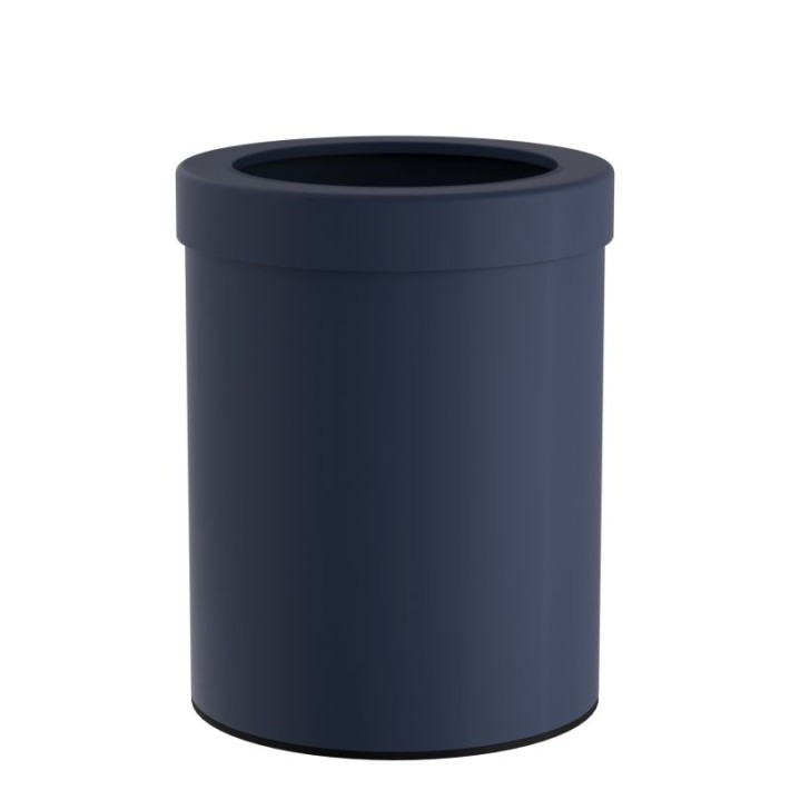 Καλάθι Γραφείου / Δωματίου 12 Lit - Matt Navy Blue, Pam & Co, Ø25 x H30 (cm), 2536-203