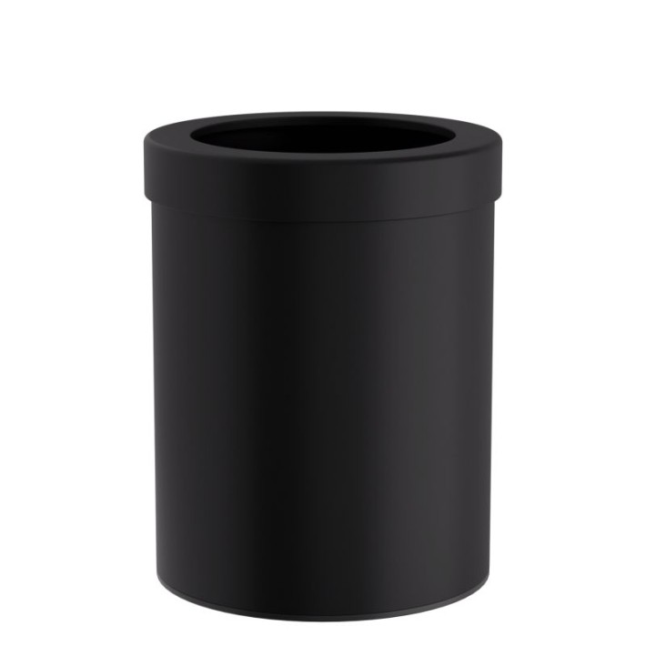 Καλάθι Γραφείου / Δωματίου 12 Lit - Matt Black, Pam & Co, Ø25 x H30 (cm), 2536-403