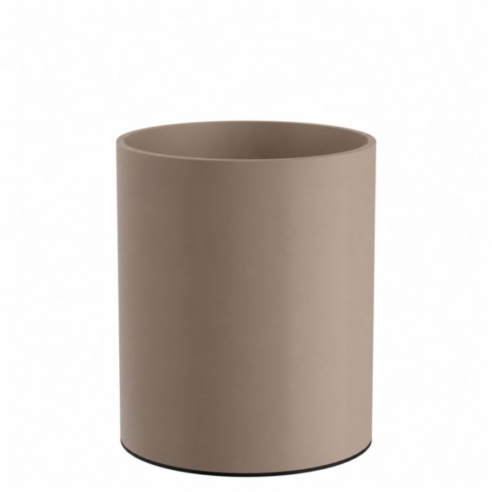 Καλάθι Γραφείου / Δωματίου 15 Lit, No Inner Bucket - Matt Beige, Pam & Co, Ø25 x H30 (cm), 2531-103