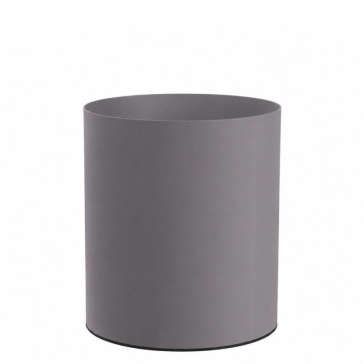 Καλάθι Γραφείου / Δωματίου 15 Lit, No Inner Bucket - Matt Concrete Grey, Pam & Co, Ø25 x H30 (cm), 2531-163
