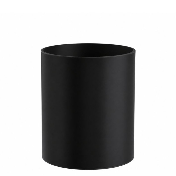 Καλάθι Γραφείου / Δωματίου 15 Lit, No Inner Bucket - Matt Black, Pam & Co, Ø25 x H30 (cm), 2531-403