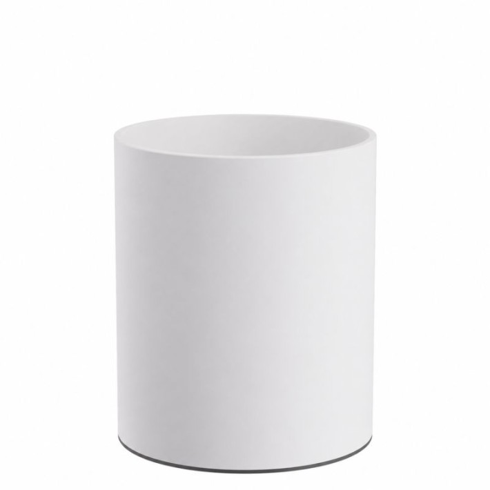 Καλάθι Γραφείου / Δωματίου 15 Lit, No Inner Bucket - Matt White, Pam & Co, Ø25 x H30 (cm), 2531-033
