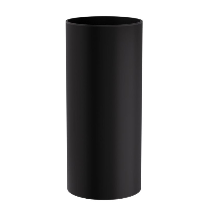 Καλάθι Απορριμμάτων 30 Lit, No Inner Bucket - Matt Black, Pam & Co, Ø25 x H55 (cm), 2554-403