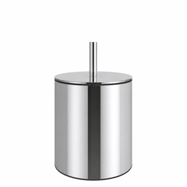 Χαρτοδοχείο 5 Lit - Inox, Pam & Co, Ø20 x H35 (cm), 139-001