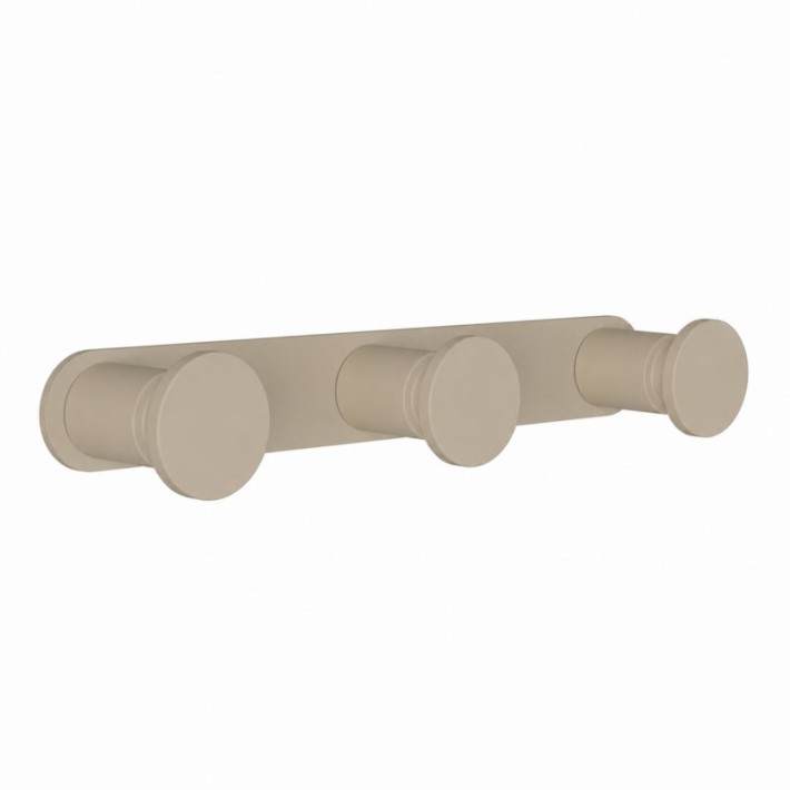 Άγκιστρο Τριπλό - Matt Beige, Pam & Co, W17 x D3,5 x H2,5 (cm), 71-103