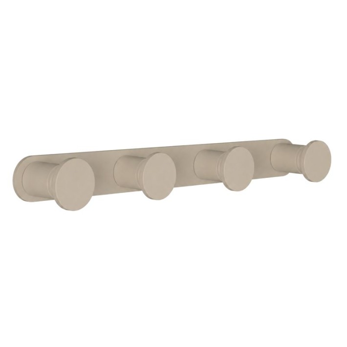 Άγκιστρο Τετραπλό - Matt Beige, Pam & Co, W24 x D3,5 x H2,5 (cm), 72-103