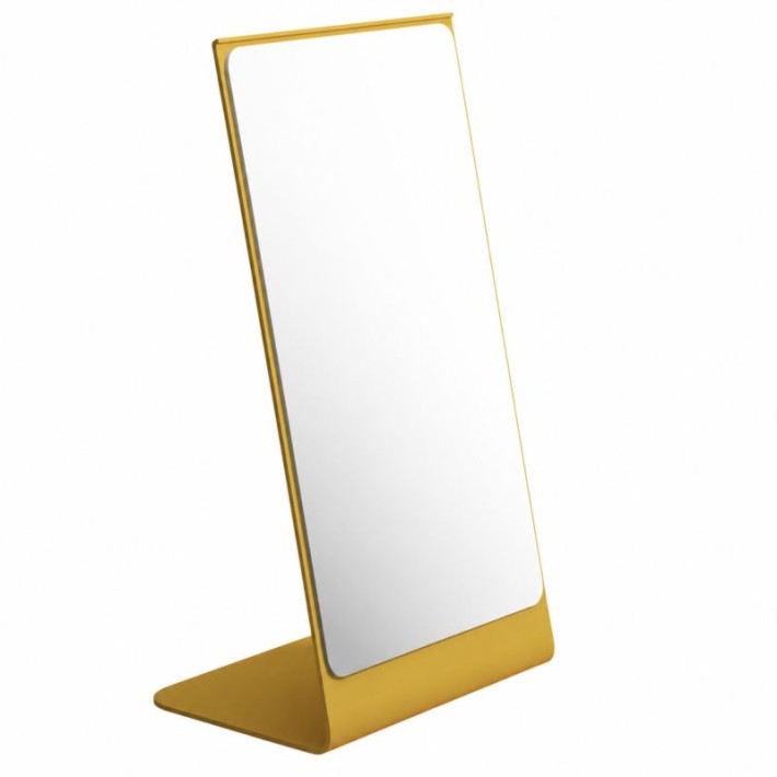Καθρέφτης (x1) Επικαθημένος - Matt Yellow, Pam & Co, W22 x D17 x H40 (cm), 2240-603
