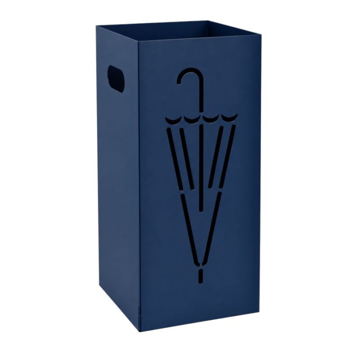 Ομπρελοθήκη Τετράγωνη - Matt Navy Blue, Pam & Co, W22 x D22 x H50 (cm), 26-203