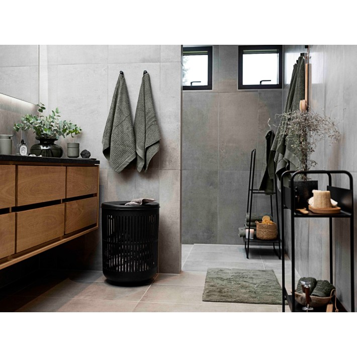 Zone Denmark Πατάκι Μπάνιου Βαμβακερό 80x50 - Tiles Olive Green