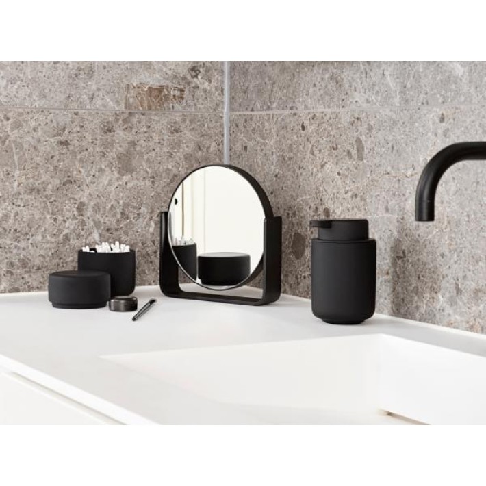 Zone Denmark Επιτραπέζιος Καθρέπτης Αλουμινίου 19x4x19,5 - Ume Black