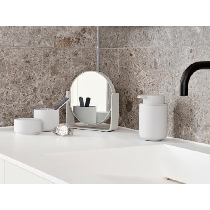 Zone Denmark Επιτραπέζιος Καθρέπτης Αλουμινίου 19x4x19,5 - Ume Soft Grey