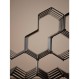 Zone Denmark Κάβα Ποτών 5 Θέσεων Μεταλλική 28,8x22,8x11,4 - Rocks Black