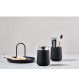 Zone Denmark Δοχείο Κρεμοσάπουνου Πορσελάνινο 250 ml - Nova Black