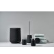 Zone Denmark Δοχείο Κρεμοσάπουνου Πορσελάνινο 250 ml - Nova Black