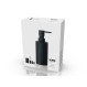 Zone Denmark Δοχείο Κρεμοσάπουνου Πορσελάνινο/ABS 300 ml - Solo Black
