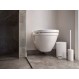 Zone Denmark Πιγκάλ Πορσελάνινο/Ανοξείδωτο Ø8,4x44,8 - Solo White