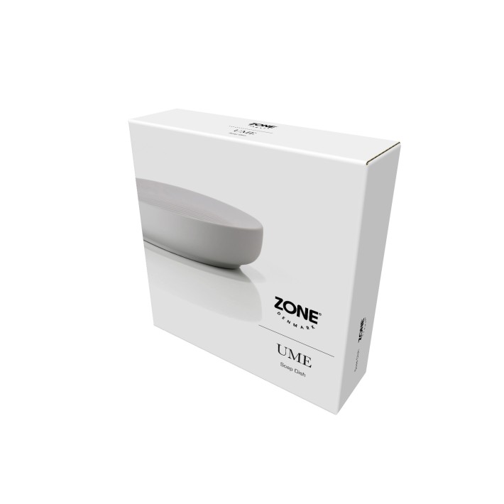 Zone Denmark Σαπουνοθήκη Stoneware 12x3 - Ume Soft Grey