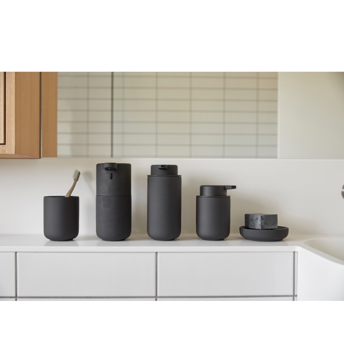 Zone Denmark Δοχείο Κρεμοσάπουνου Stoneware 450 ml - Ume Black