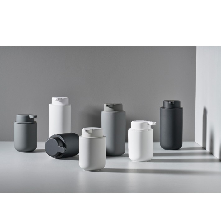 Zone Denmark Δοχείο Κρεμοσάπουνου Stoneware 450 ml - Ume Black