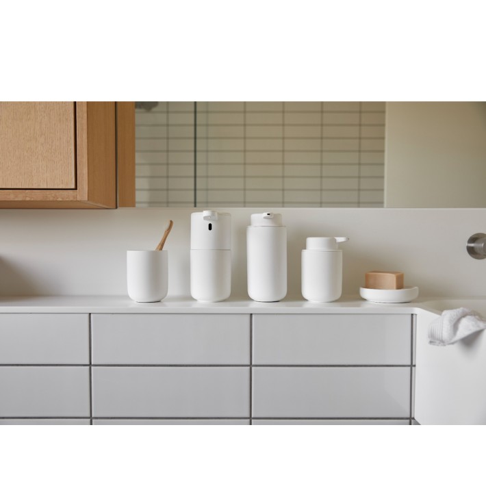 Zone Denmark Δοχείο Κρεμοσάπουνου Stoneware 450 ml - Ume White