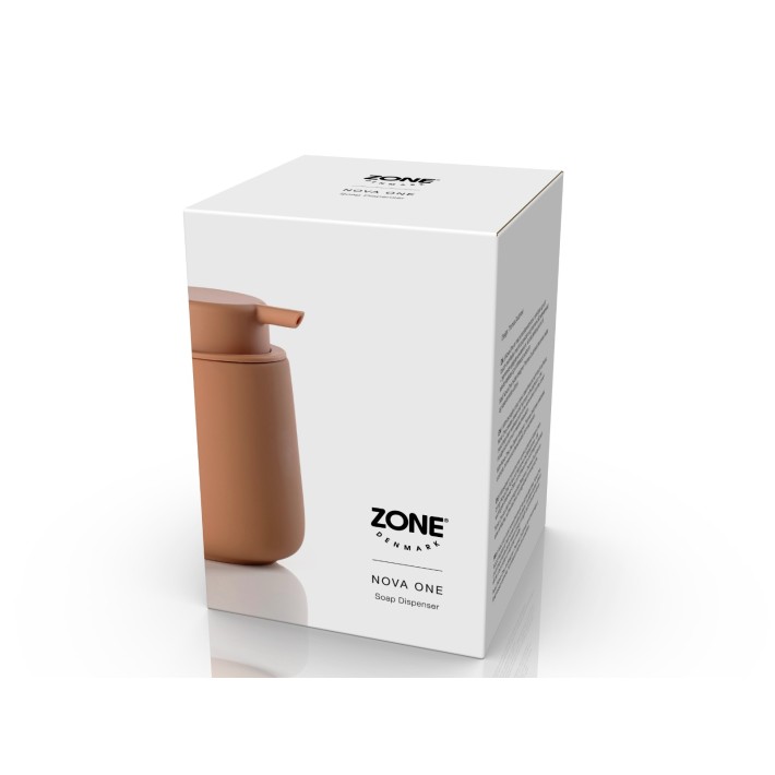 Zone Denmark Δοχείο Κρεμοσάπουνου Stoneware 250 ml - Nova One Mandarine