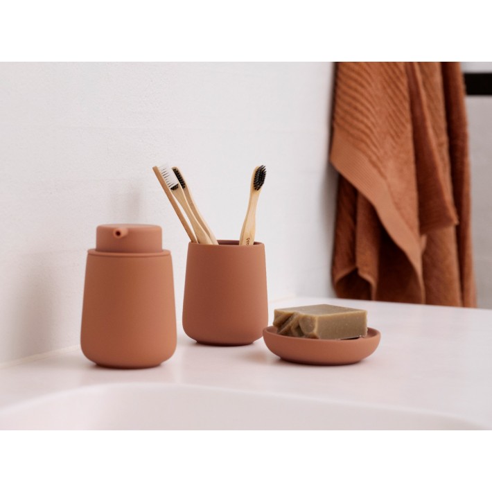 Zone Denmark Δοχείο Κρεμοσάπουνου Stoneware 250 ml - Nova One Mandarine