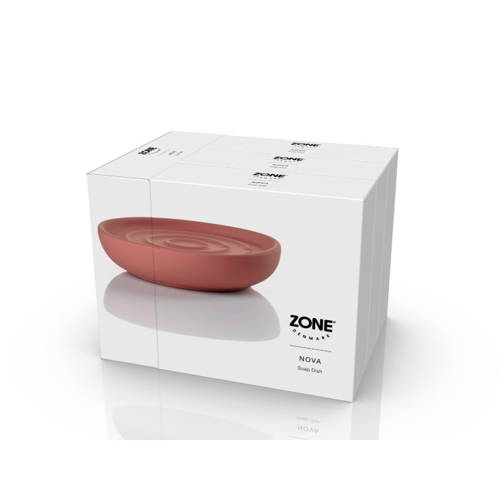 Zone 33296 Nova Πορσελάνινη Σαπουνοθήκη Peach Red