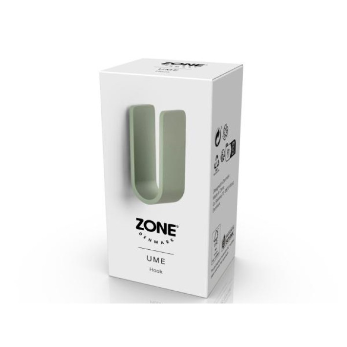 Zone Denmark Άγκιστρο Μπάνιου Αλουμινίου 3,5x3,4x8 - Ume Eucalyptus