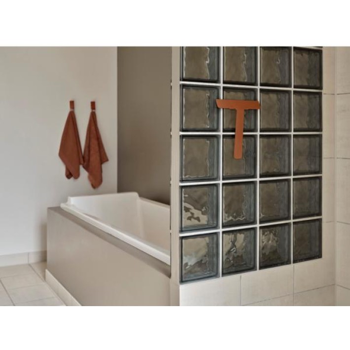 Zone Denmark Άγκιστρο Μπάνιου Αλουμινίου 3,5x3,4x8 - Ume Terracotta
