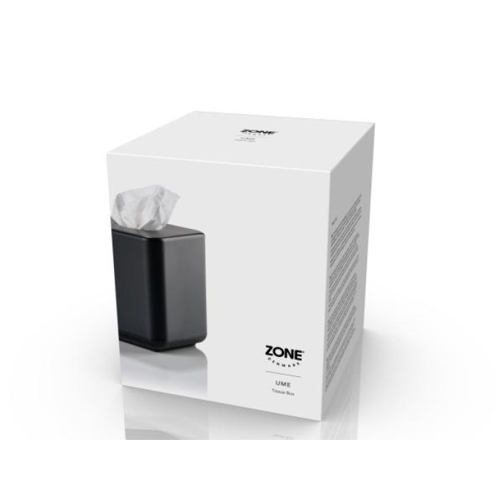 Zone Denmark Θήκη Για Χαρτομάντηλα Abs Ø13x15,1 - Ume Black