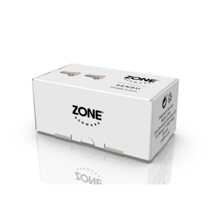 Zone Denmark Κρεμάστρες Τοίχου Ξύλινες Σετ 2 Τμχ Φ2,5x3 - Sensu Sand
