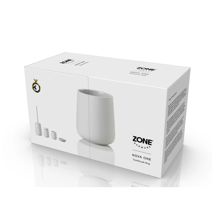 Zone Denmark Ποτηροθήκη Stoneware Ø8x10 - Nova One Soft Grey