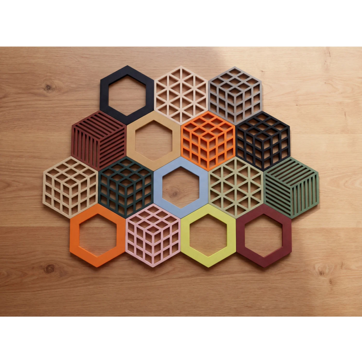 Zone Denmark Σουπλά Για Ζεστά Σκεύη Σιλικόνης 16x14 - Cube Taupe